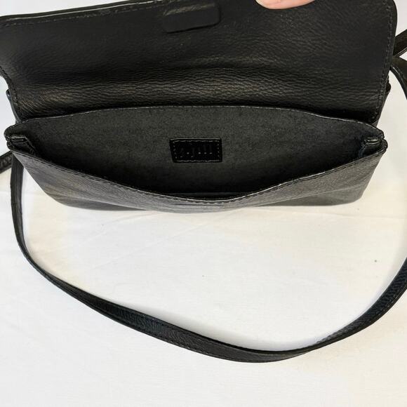 J. Jill Pebbled Leather Crossbody Bag | Black | Adjustable Strap Purse | EUC - Picture 5 of 10